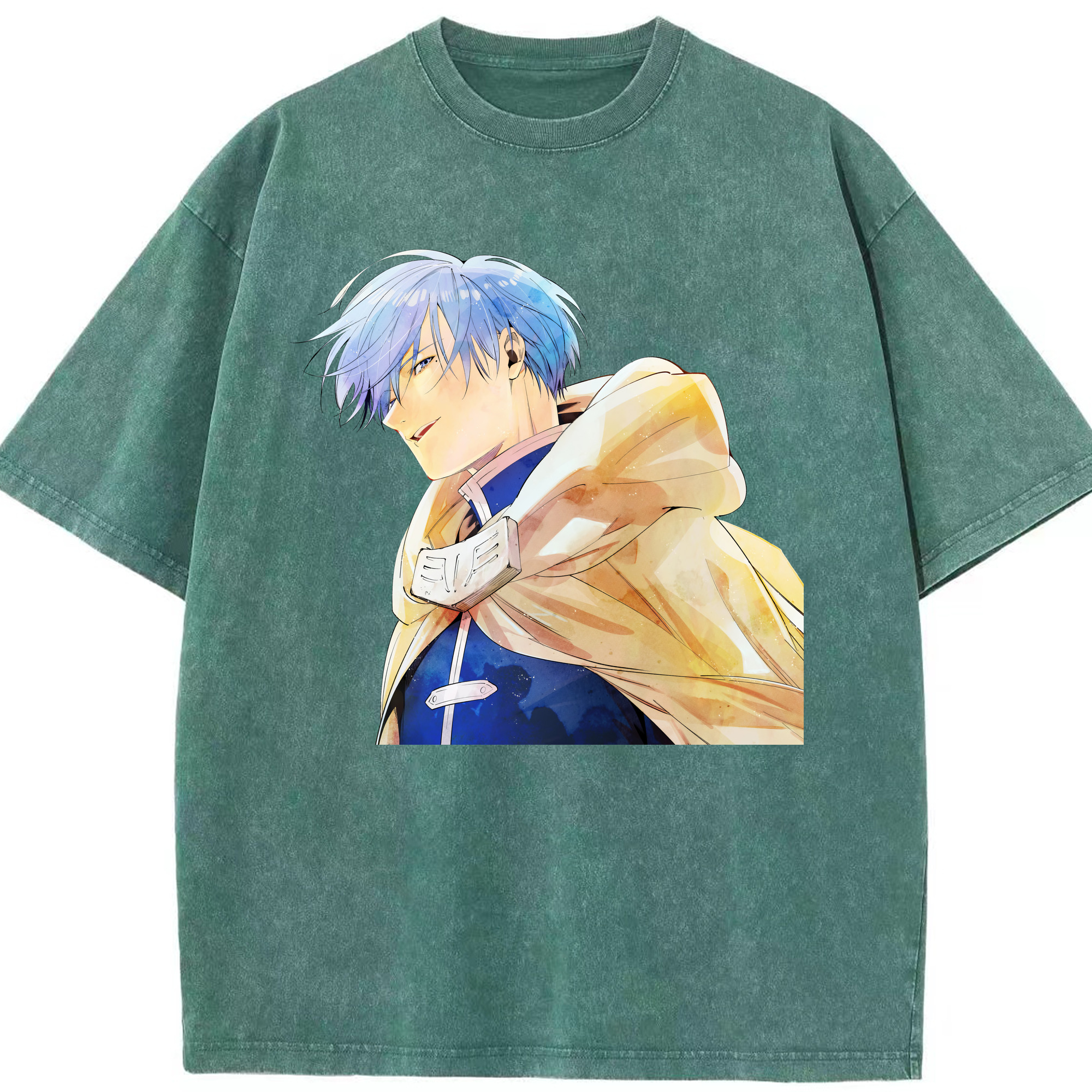 （画像用） 葬送のフリーレン Frieren 綿100% ヴィンテージ風 半袖Tシャツ（フロントプリント）